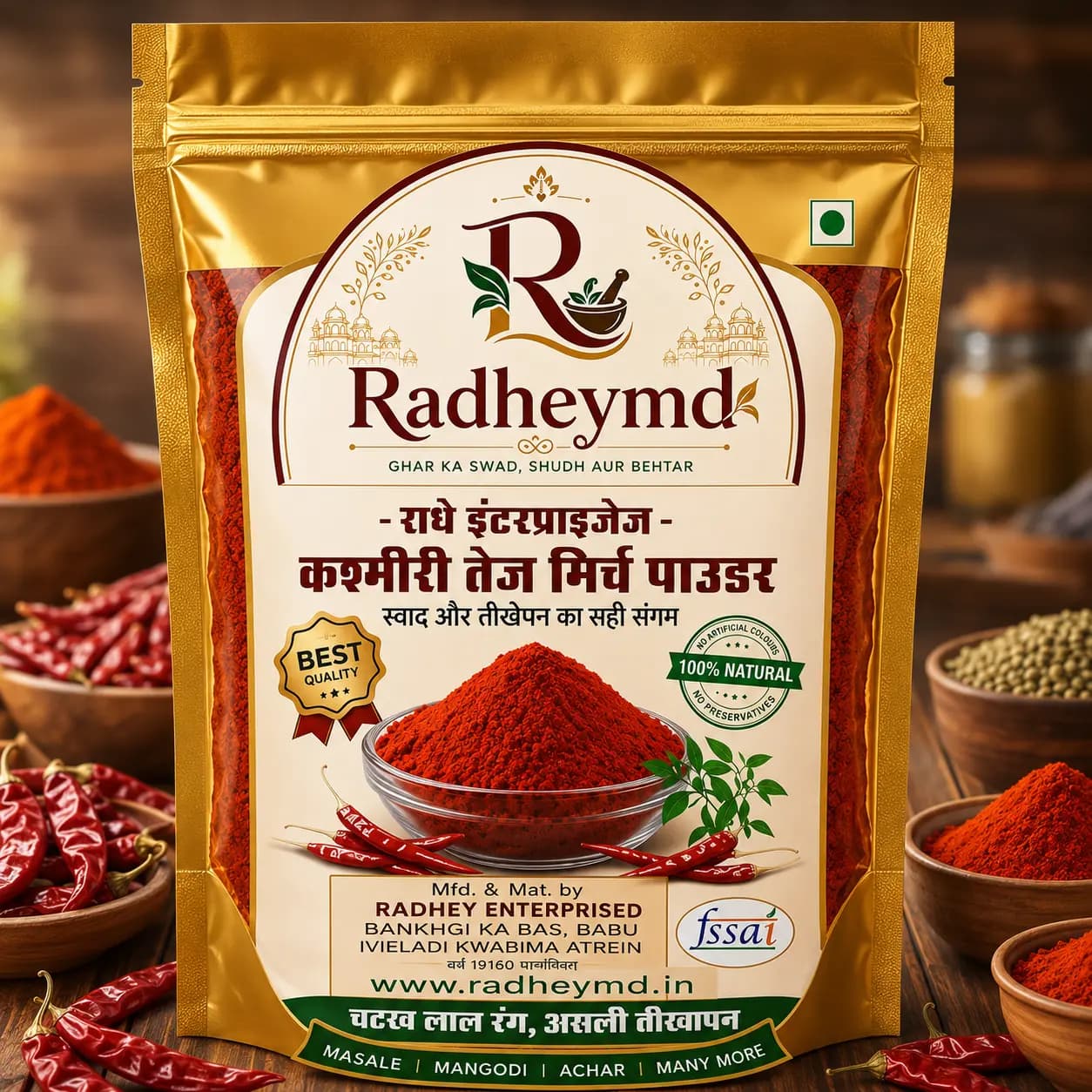 Special Kashmiri Taje (Fresh) Mirchi